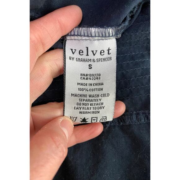 Lily Aldridge for Velvet by Graham & Spencer S Blue Military Utility Jacket - Picture 11 of 12